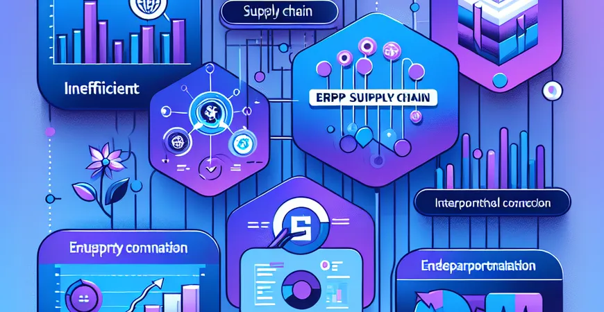  供应链协同低效？ERP供应链功能的跨部门联动  